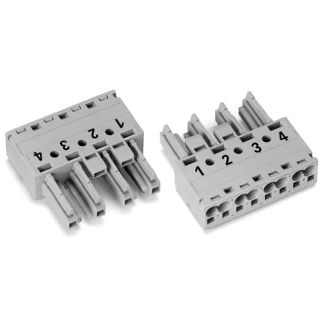 770-244 SOCKET 4-POLE, GRAY