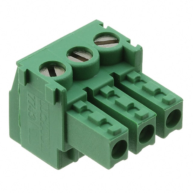 284509-3 TERM BLOCK PLUG 3POS STR 3.81MM
