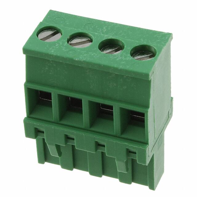 284046-4 TERM BLOCK PLUG 4POS 90DEG 5MM