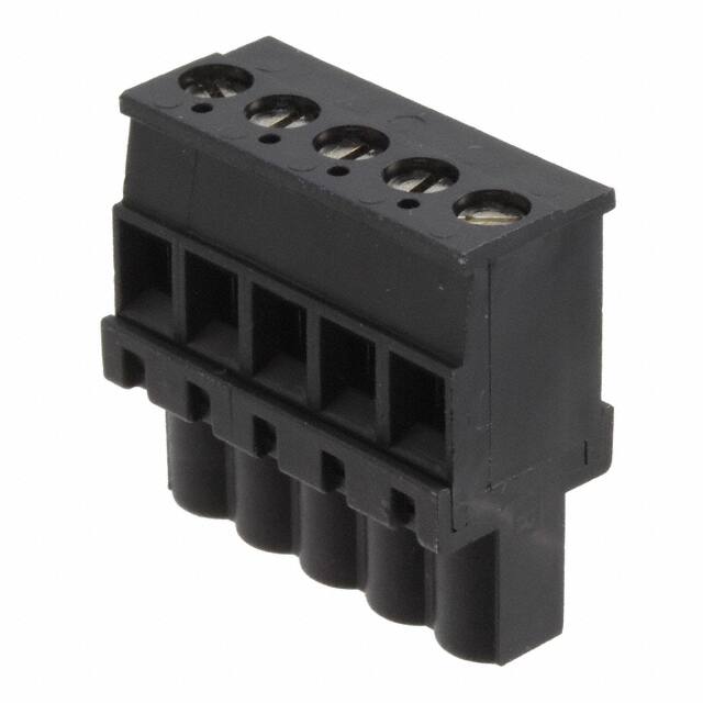 1546105-5 TERM BLOCK PLUG 5POS 5.08MM