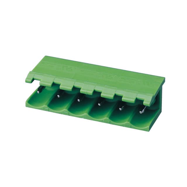 2EHDR-06P TERM BLK 6POS 5.08MM HDR
