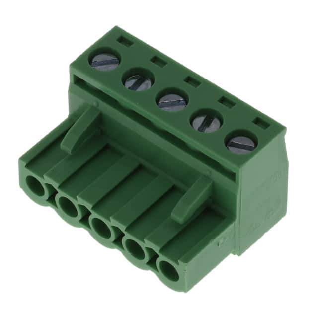TJ0551530000G TERM BLOCK PLUG 5POS STR 5.08MM