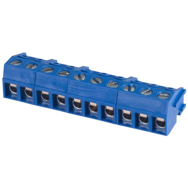 OSTTH100160 TERM BLOCK PLUG 10POS 90DEG 5MM