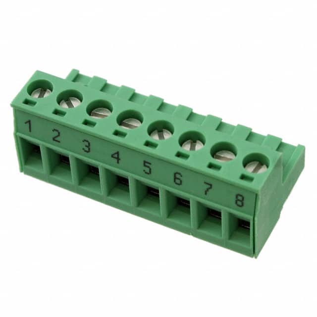 1758393 TERM BLOCK PLUG 8POS STR 5.08MM