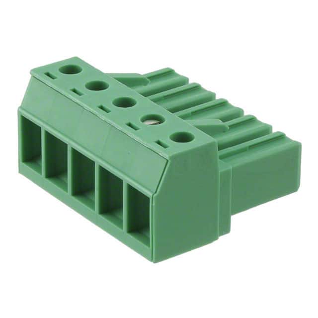 1804933 TERM BLOCK PLUG 5POS STR 7.62MM