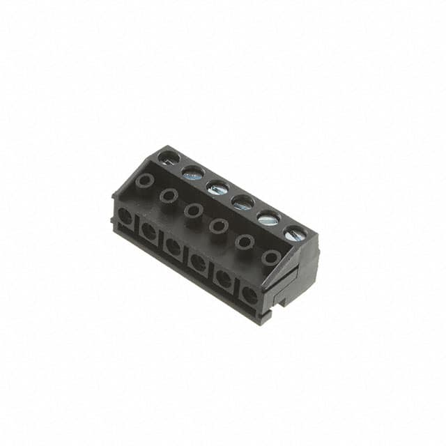 EBJA-06-C-BK EURO BLOCK, 6 POSITION