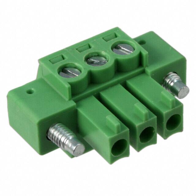 TJ0331520000G TERM BLOCK PLUG 3POS STR 3.81MM