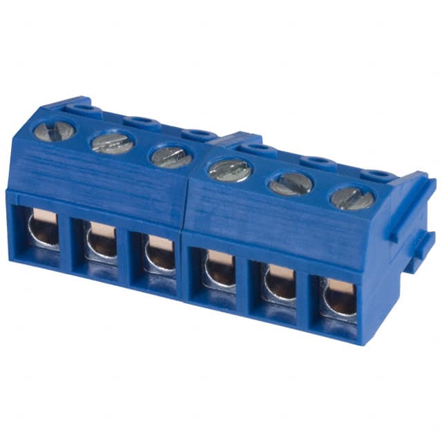 OSTTH060160 TERM BLOCK PLUG 6POS 90DEG 5MM
