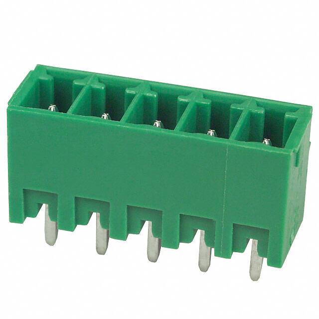 EDSTLZ1555/5 TERM BLOCK HDR 5POS VERT 3.81MM