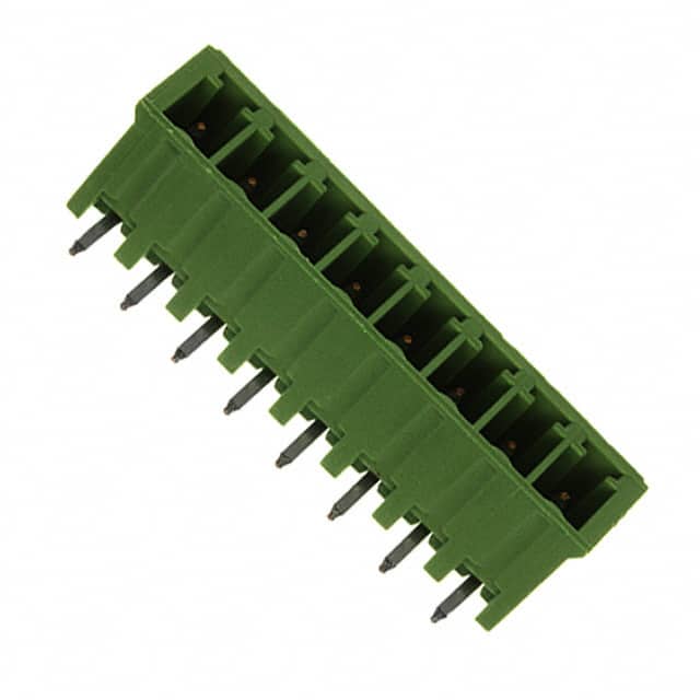 284513-8 TERM BLOCK HDR 8POS 90DEG 3.81MM