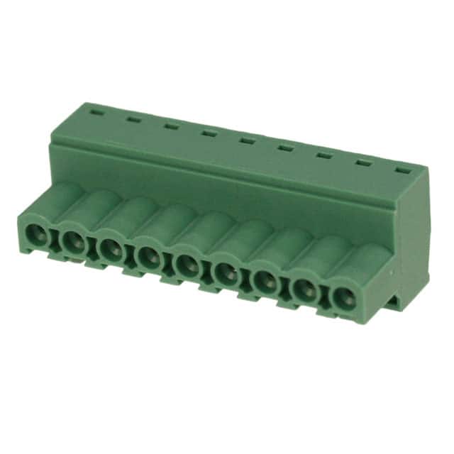 TJ0951560000G TERM BLOCK PLUG 9POS STR 5.08MM