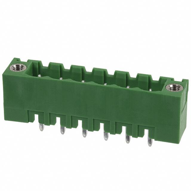 EDSTLZ956/6 TERM BLOCK HDR 6POS VERT 5.08MM