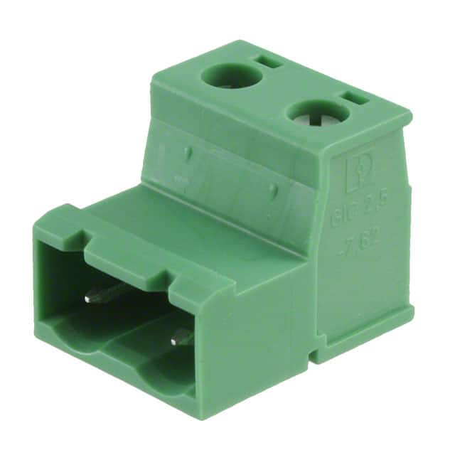 1828809 TERM BLOCK PLUG 2POS STR 7.62MM