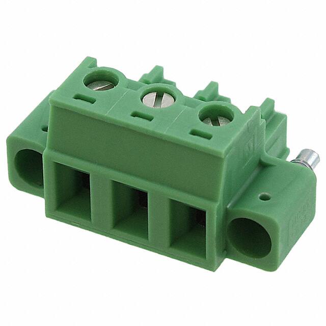 1900895 TERM BLOCK PLUG 3POS STR 5.08MM