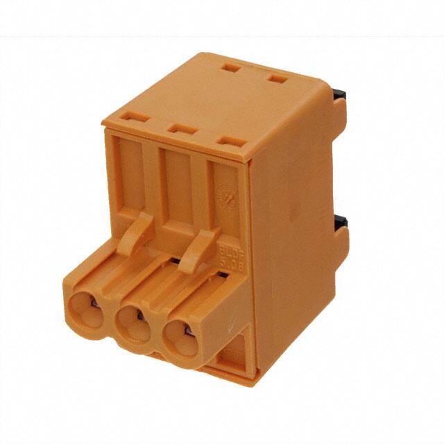 1001160000 TERM BLOCK PLUG 3POS STR 5.08MM