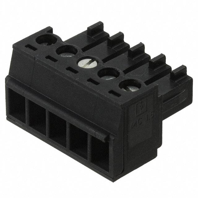 1827622 TERM BLOCK PLUG 5POS STR 3.81MM