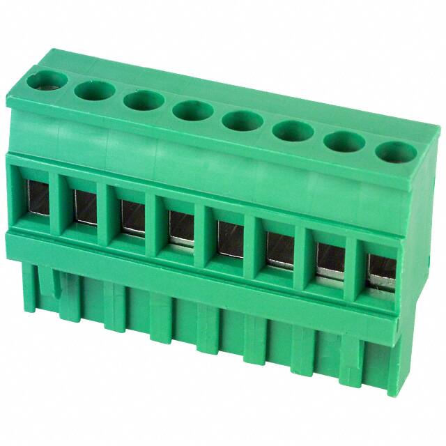 ED1100/8 TERM BLOCK PLUG 8POS 90DEG 5MM