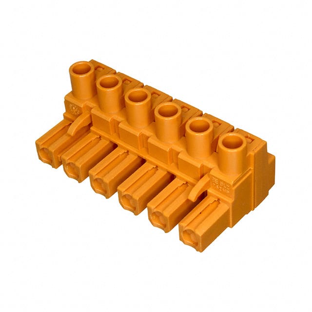1980520000 TERM BLOCK PLUG 6POS STR 7.62MM