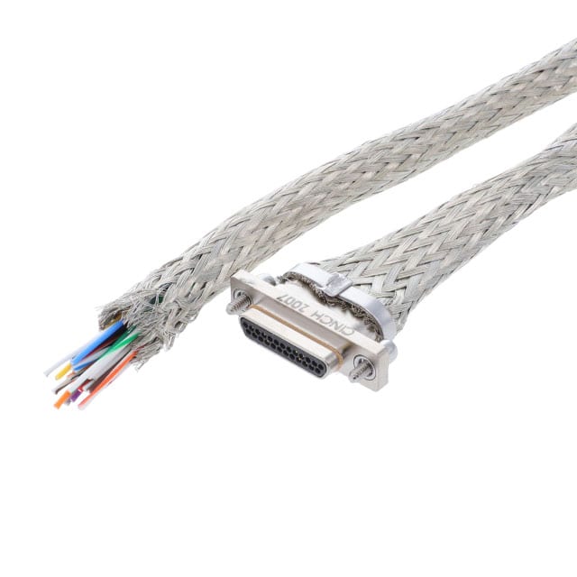 DCDC25P6K5-36.0ANLG MICRO-D CBLE 25POS PLUG-WIRE 36"