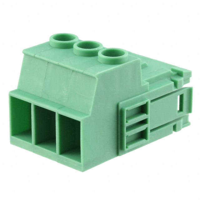 1718274 TERM BLOCK PLUG 3POS STR 7.62MM
