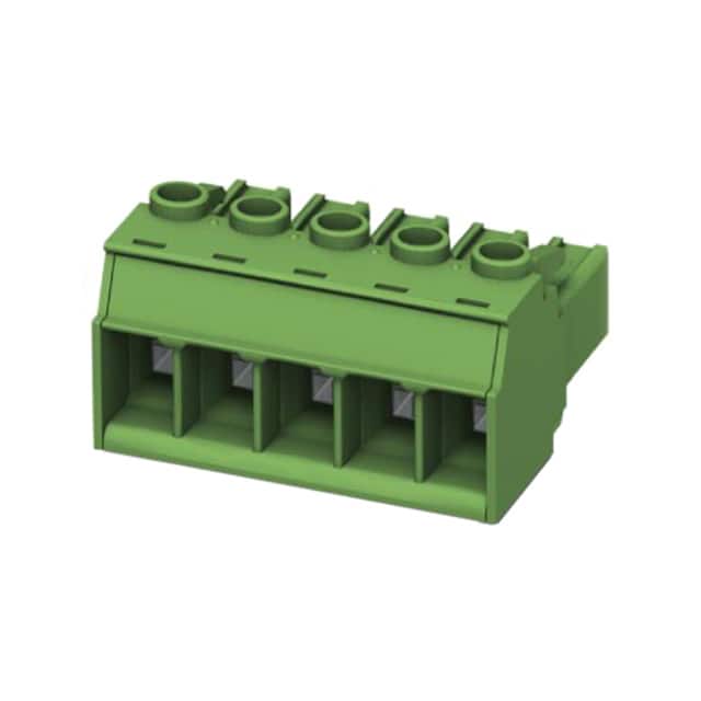 1777752 TERM BLOCK PLUG 5POS STR 7.62MM