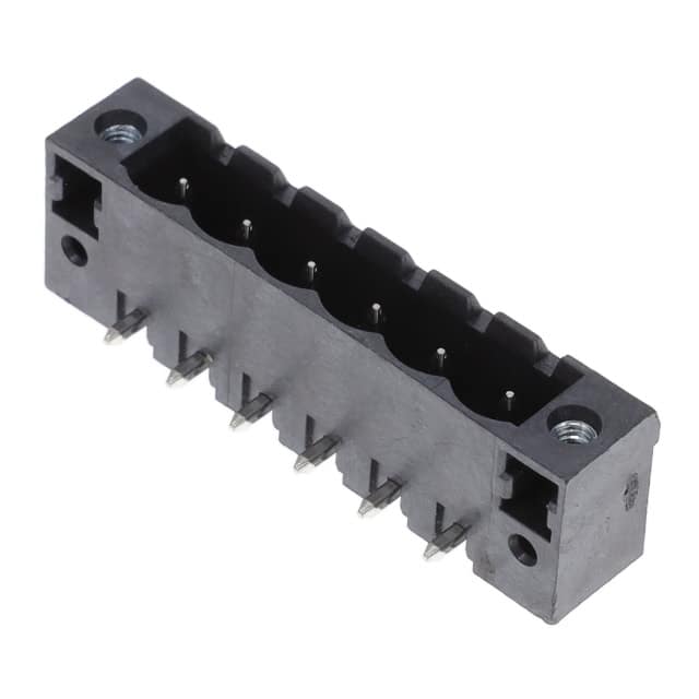 OQ065F010000G OQ-5.08- 6P BLACK WITH EAR TERMI