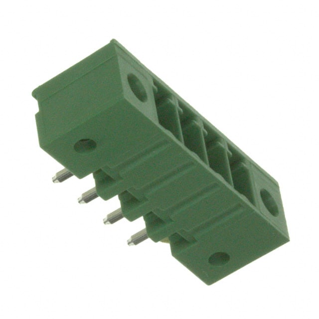 284519-4 TERM BLOCK HDR 4POS VERT 3.81MM