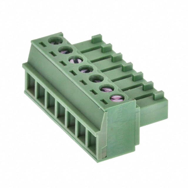 0395105007 TERM BLOCK PLUG 7POS STR 3.81MM