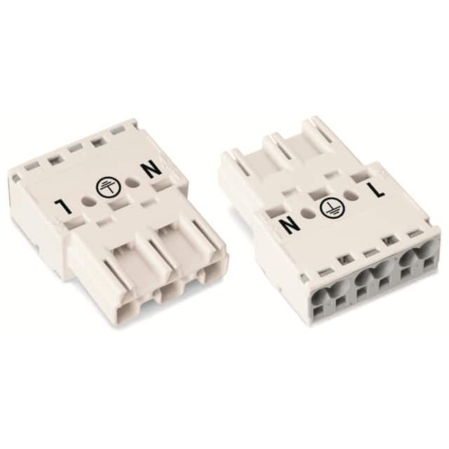 770-233 PLUG 3-POLE, WHITE