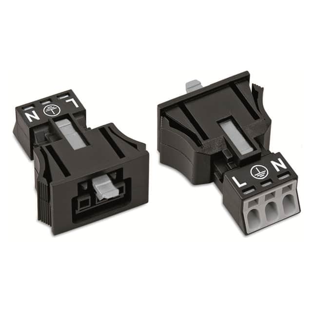 890-703 SNAP-IN SOCKET BLACK