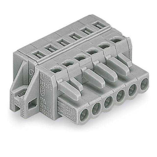 231-106/031-000 1-CONDUCTOR FEMALE PLUG; CLAMPIN