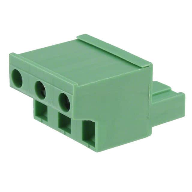 1806122 TERM BLOCK PLUG 3POS STR 7.62MM