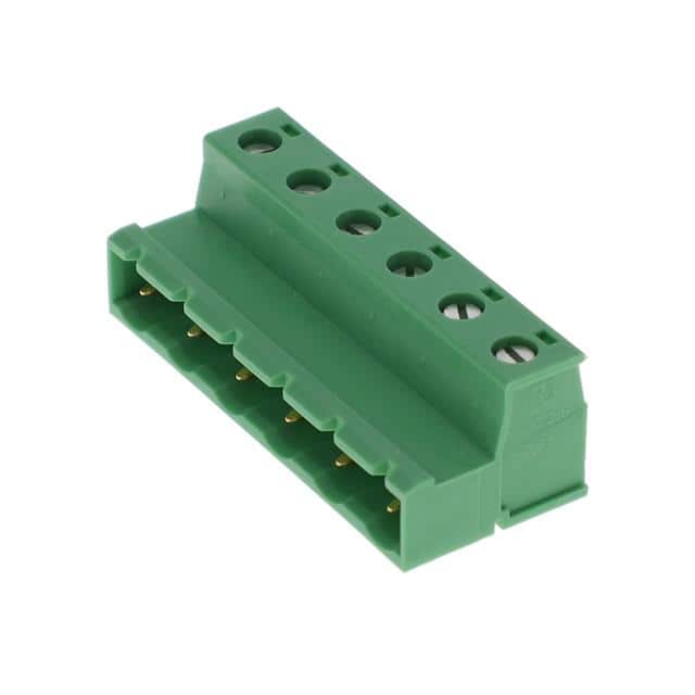1876194 TERM BLOCK PLUG 6POS STR 7.62MM