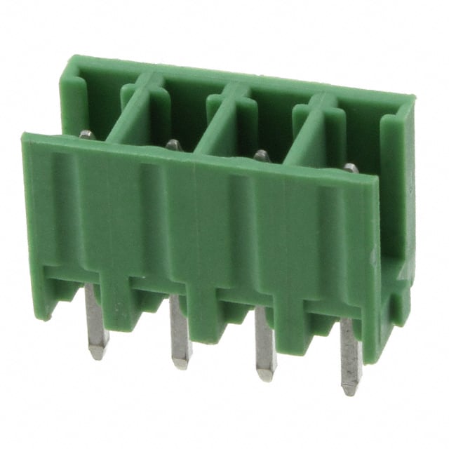 284518-4 TERM BLOCK HDR 4POS VERT 3.81MM