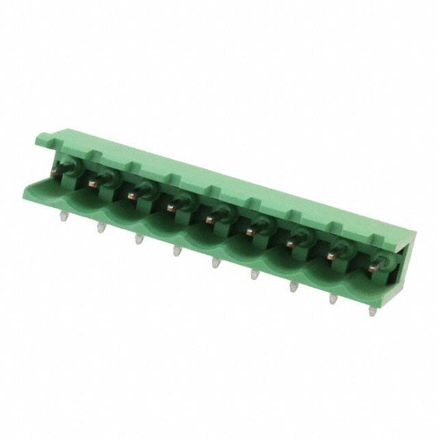 282815-9 TERM BLOCK HDR 9POS 90DEG 5.08MM