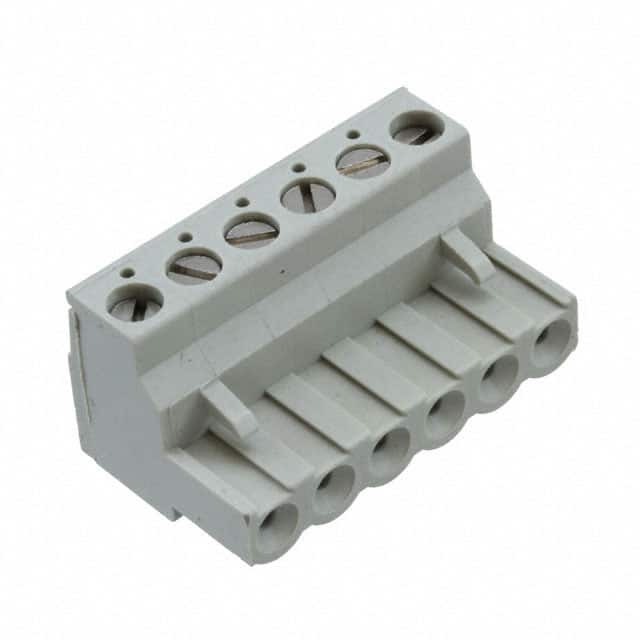 1546108-6 TERM BLOCK PLUG 6POS STR 5.08MM