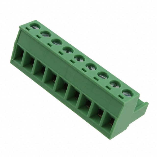 OSTTJ095153 TERM BLOCK PLUG 9POS STR 5.08MM