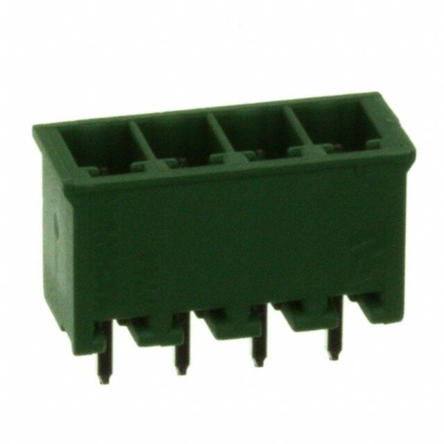 284517-4 TERM BLOCK HDR 4POS VERT 3.81MM