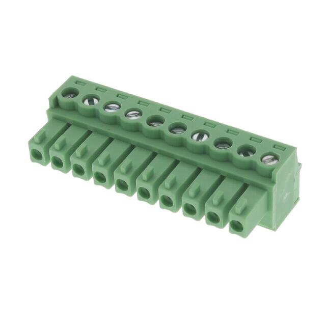 0395105010 TERM BLOCK PLUG 10POS STR 3.81MM