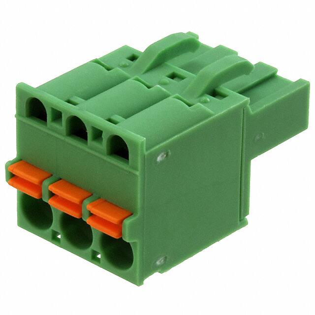 1902123 TERM BLOCK PLUG 3POS STR 5.08MM