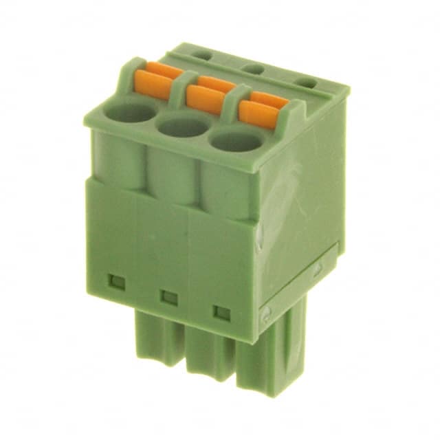 1851054 TERM BLOCK PLUG 3POS STR 3.81MM