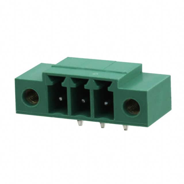 OQ0335510000G TERM BLOCK HDR 3POS 90DEG 3.81MM