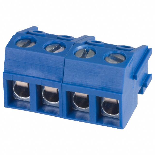 ED130/4DS TERM BLOCK PLUG 4POS 90DEG 5MM