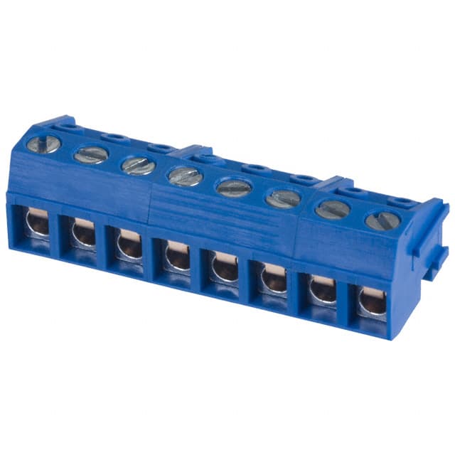 OSTTH080160 TERM BLOCK PLUG 8POS 90DEG 5MM