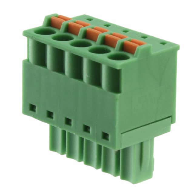 691368300005B TERM BLOCK PLUG 5POS STR 3.81MM