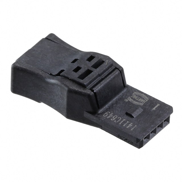 14310410301000 TERM BLOCK PLUG 4POS STR 1.27MM