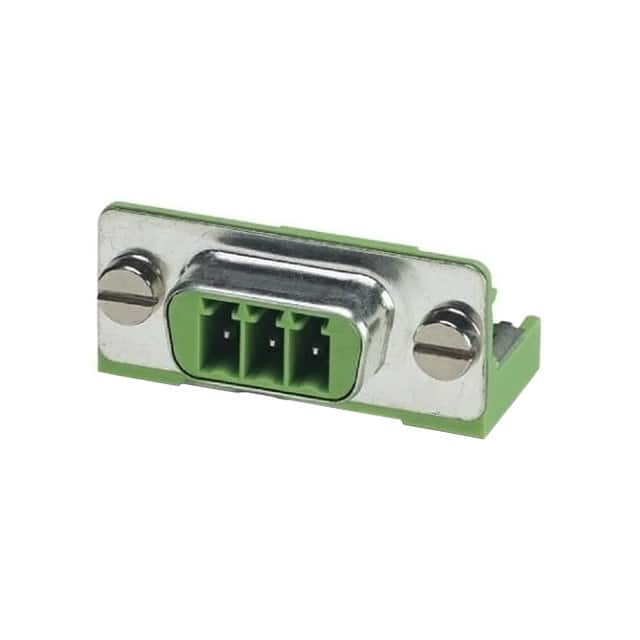 1689310 CONN D-TYPE RCPT 3POS R/A SLDR