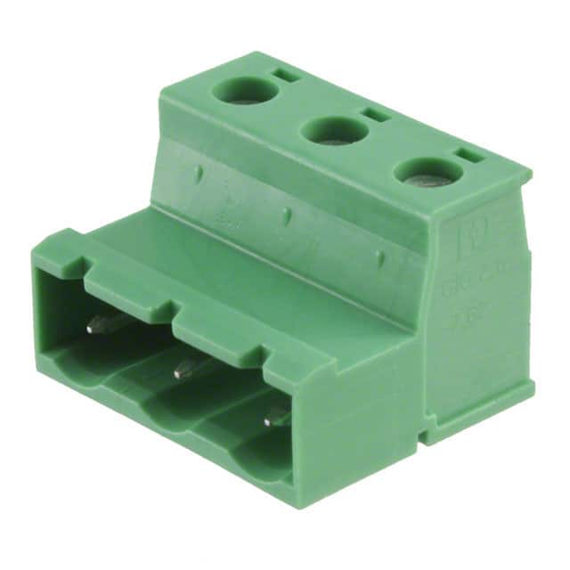 1828812 TERM BLOCK PLUG 3POS STR 7.62MM