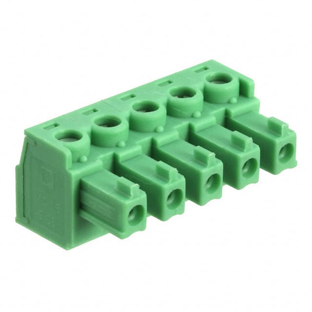 1900808 TERM BLOCK PLUG 5POS STR 5.08MM
