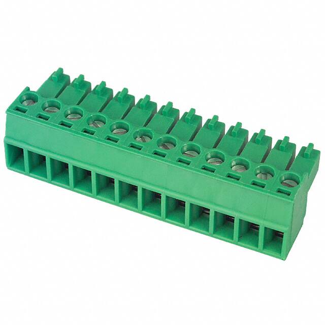 EDZ1550/12 TERM BLOCK PLUG 12POS STR 3.81MM